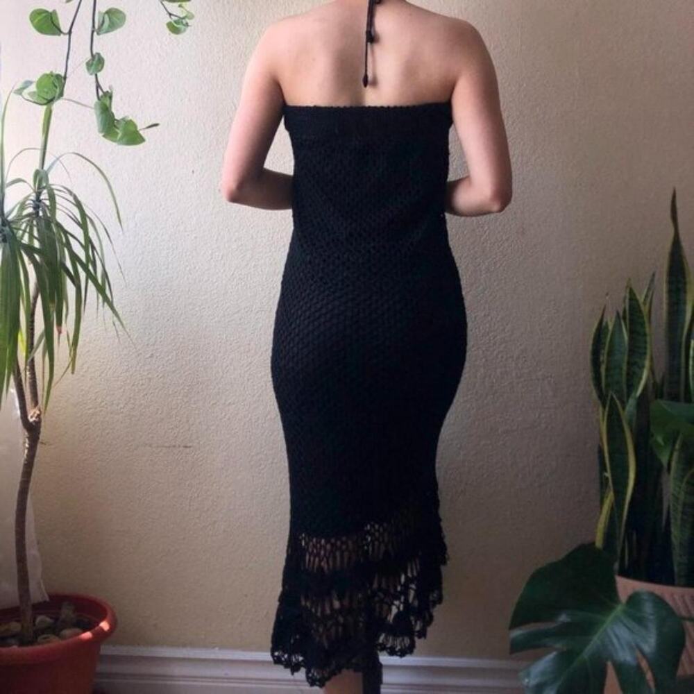 Sans souci crochet black strapless